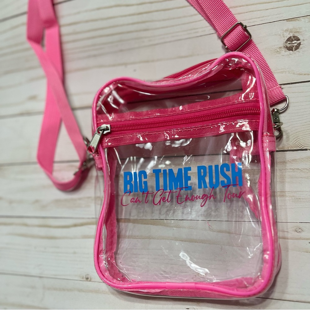 Big Time Rush, Can’t Get Enough Tour, Clear crossbody stadium approved bag
